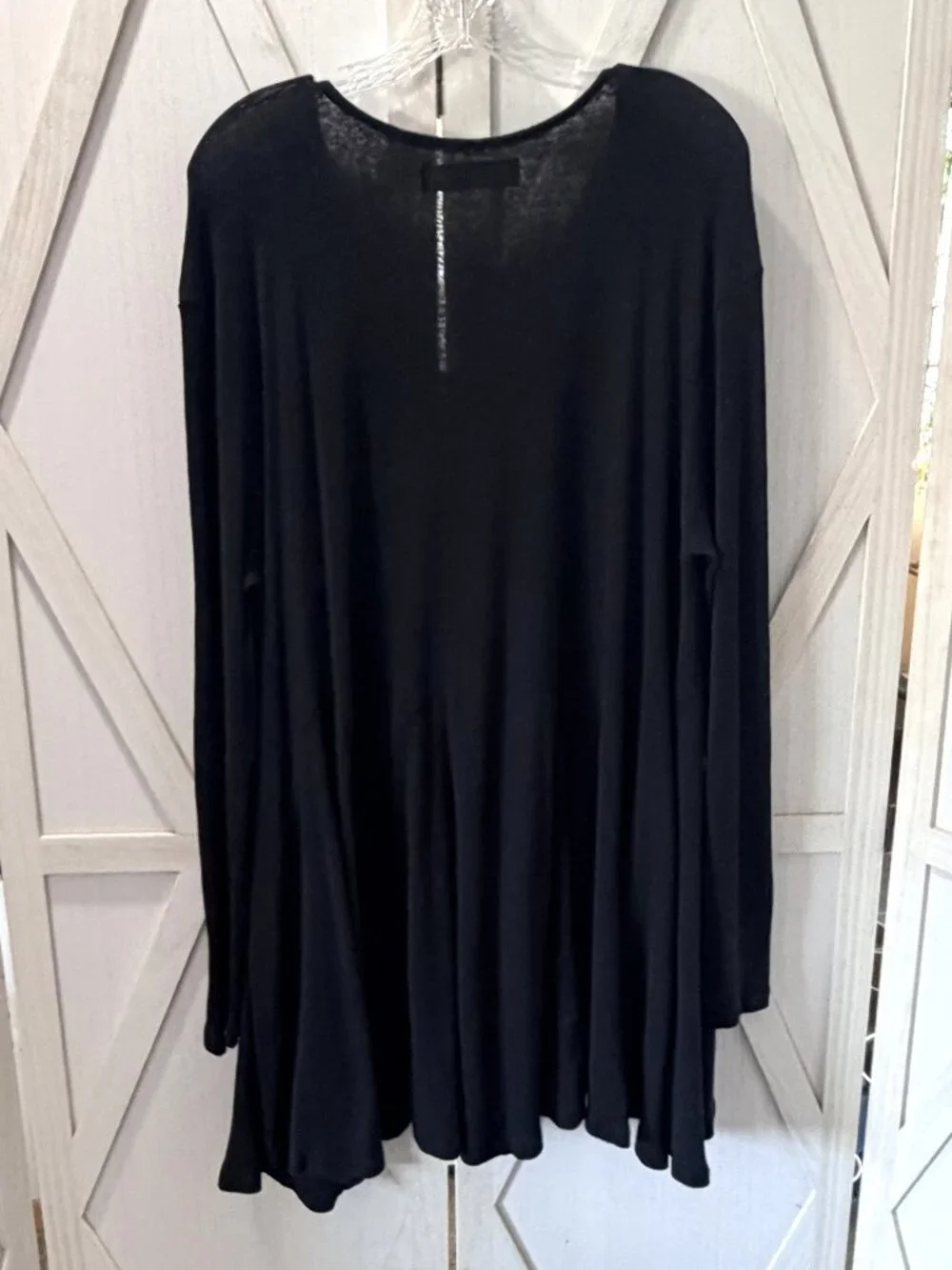 Free People FP Beach Genevive Mini Dress Black Size XL